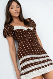 Claira Polka Dot Mini Dress
