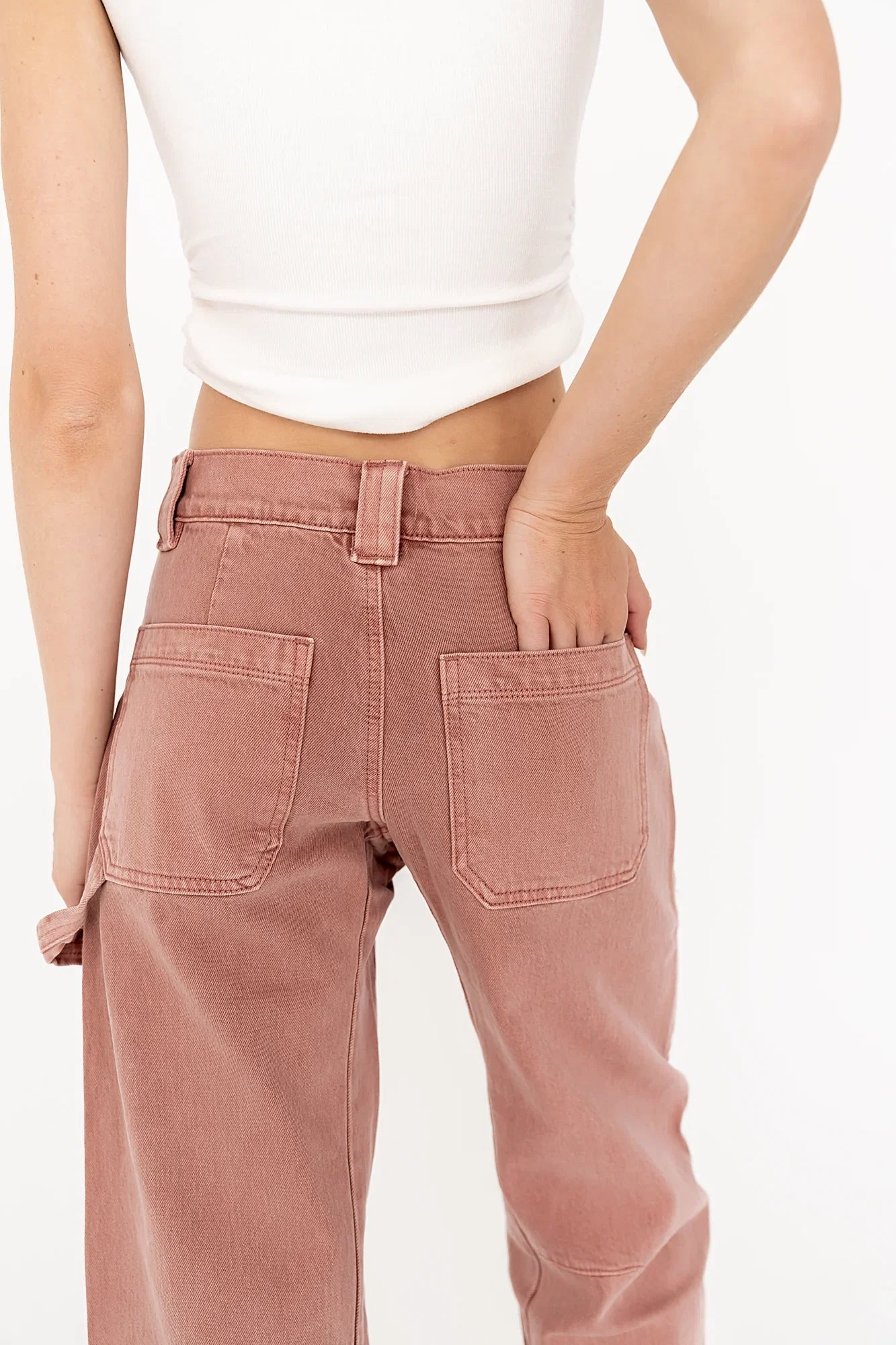 Scottie Barrel Jeans in Mauve FINAL SALE