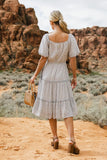 Samira Ditsy Floral Midi Dress FINAL SALE