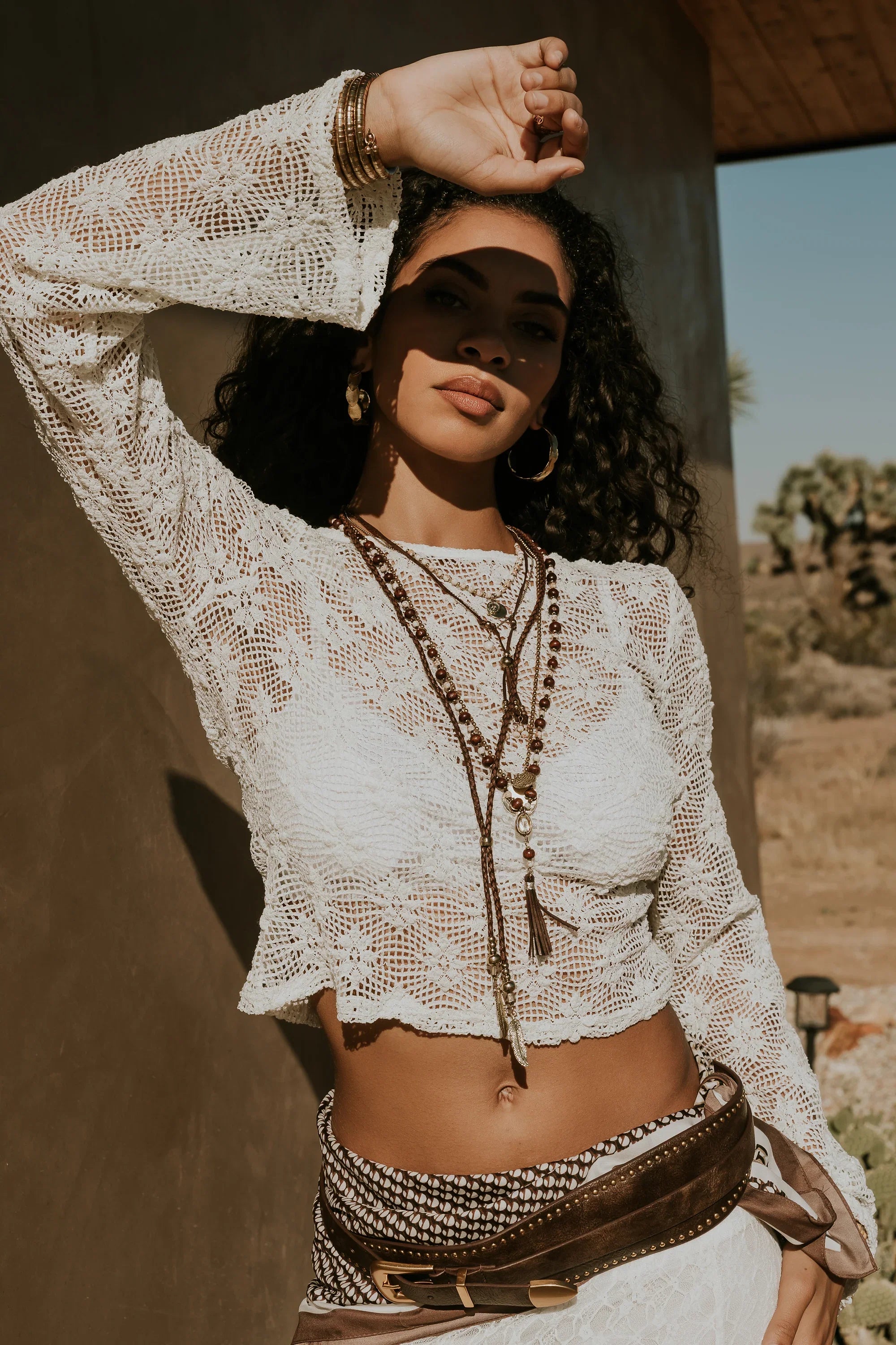 Joshua Crochet Top