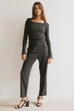 Kamryn Trouser in Charcoal FINAL SALE