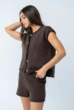 Paige Knit Sweater in Brown