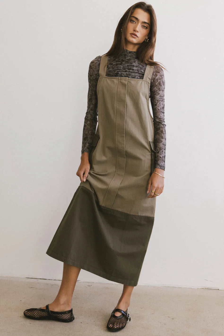 Jovi Cargo Overall Dress FINAL SALE