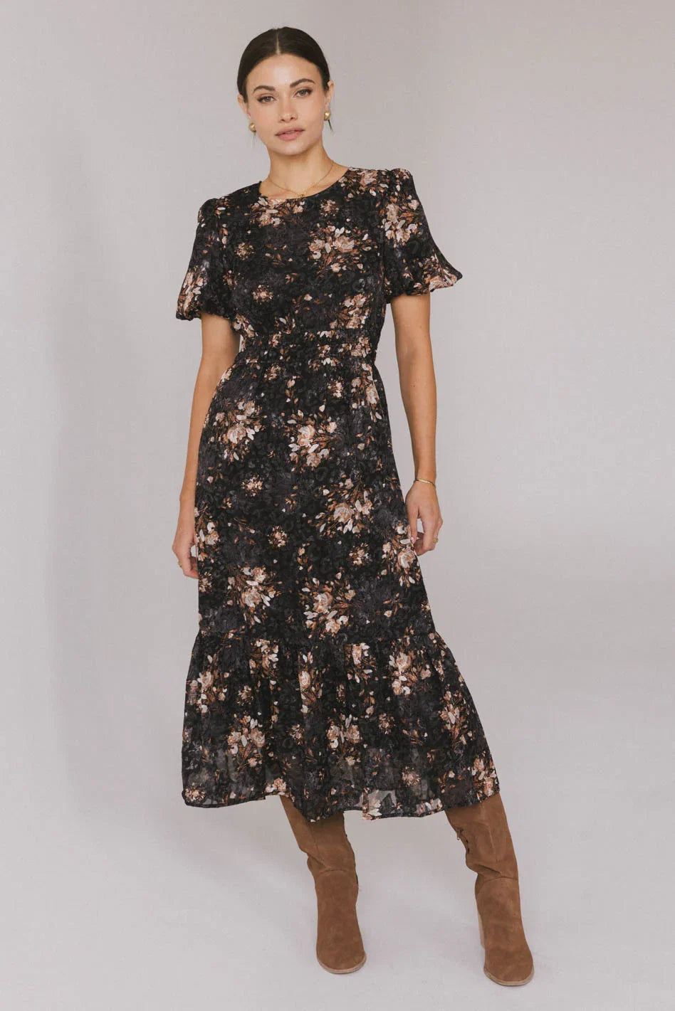 Mirren Floral Midi Dress FINAL SALE