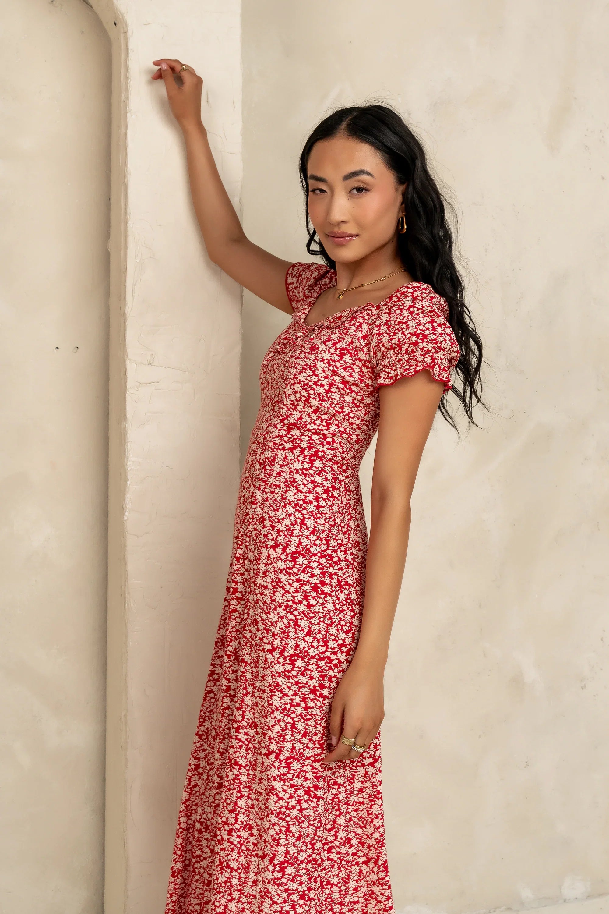 Marlow Maxi Dress in Red FINAL SALE