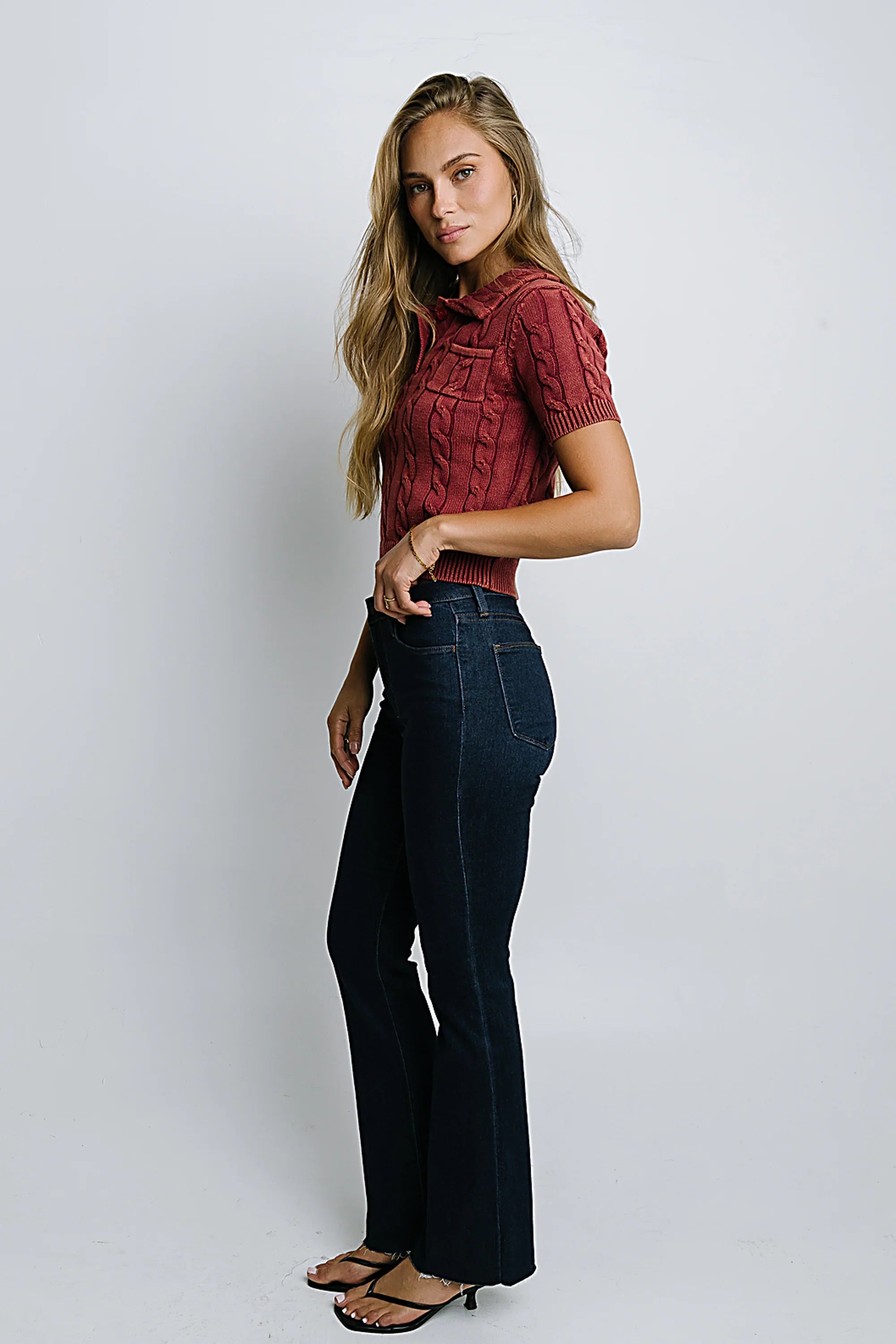 Camiraro Cropped Bootcut Jeans FINAL SALE