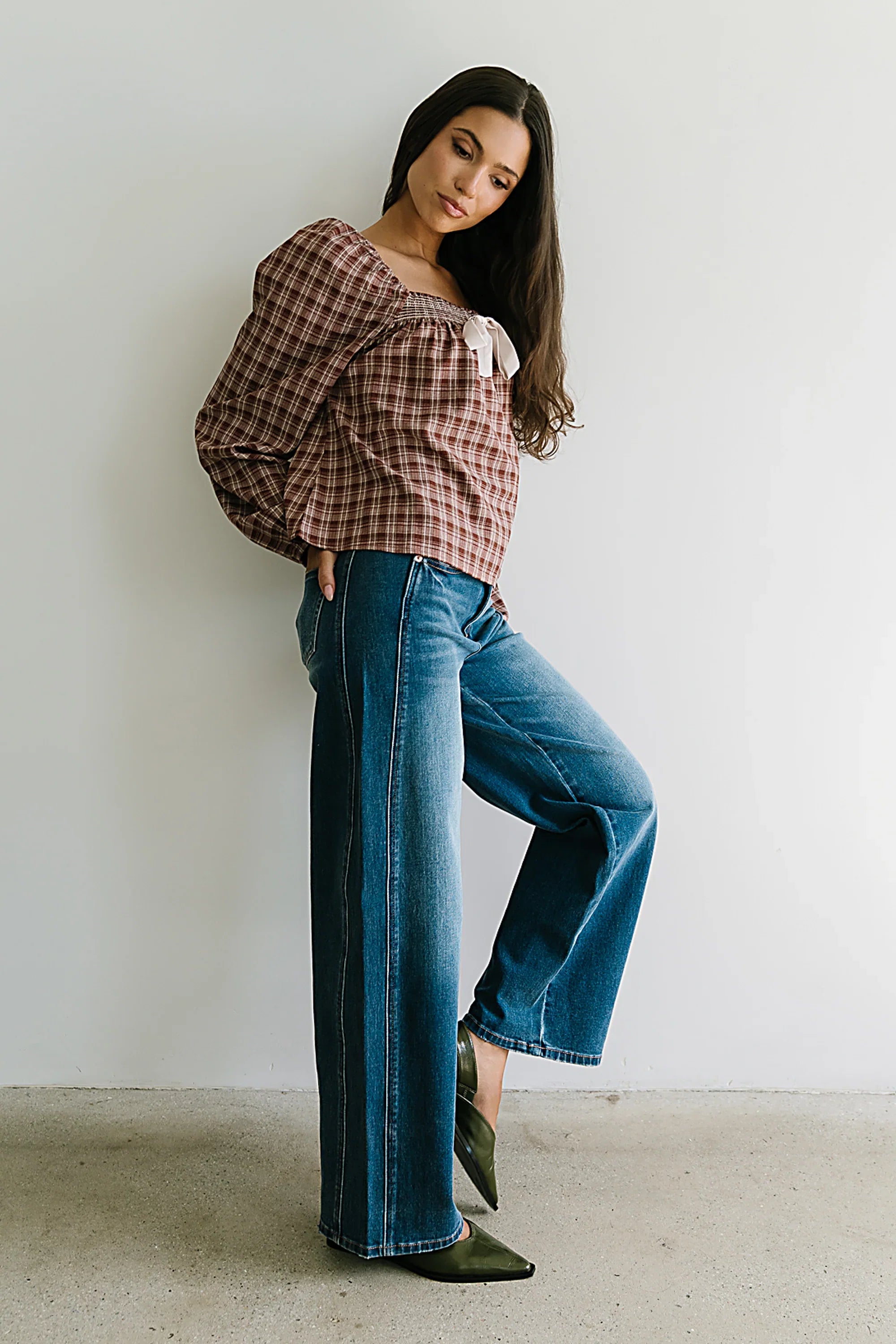 Eden Baggy Jeans in Dark Wash FINAL SALE