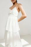 Dani Midi Dress in Ivory FINAL SALE