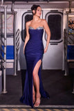 Padma Gown Strapless Stretch Satin Evening Dress