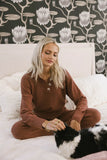 Breck Knit Sweater in Brick FINAL SALE
