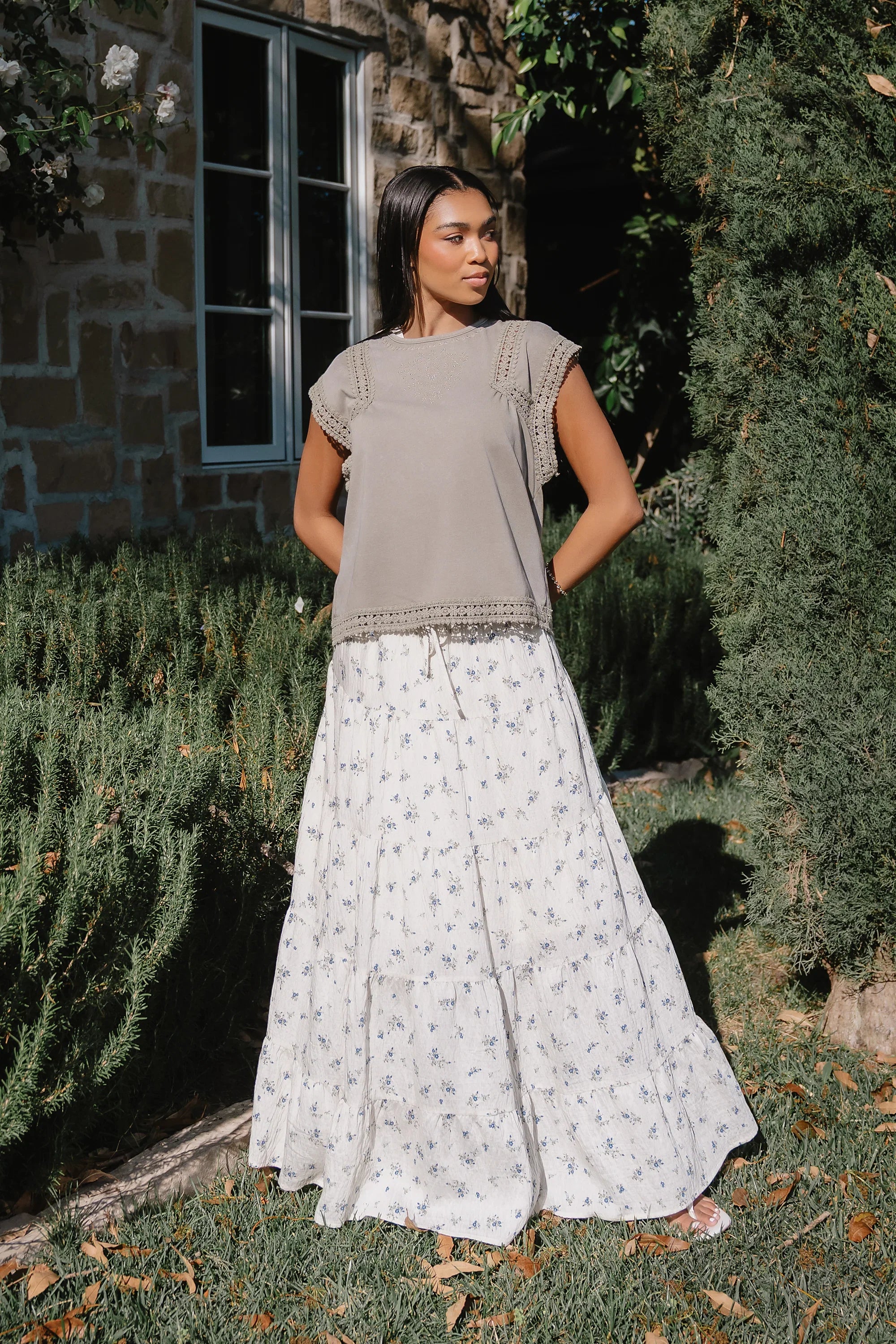 Jordie Floral Maxi Skirt