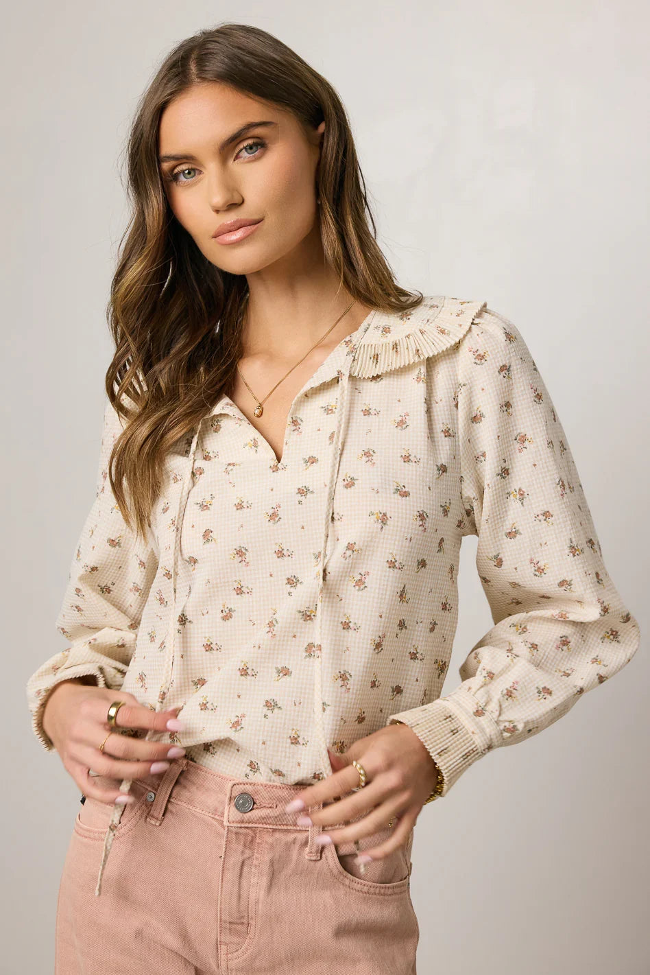 Destiny Ruffled Top FINAL SALE