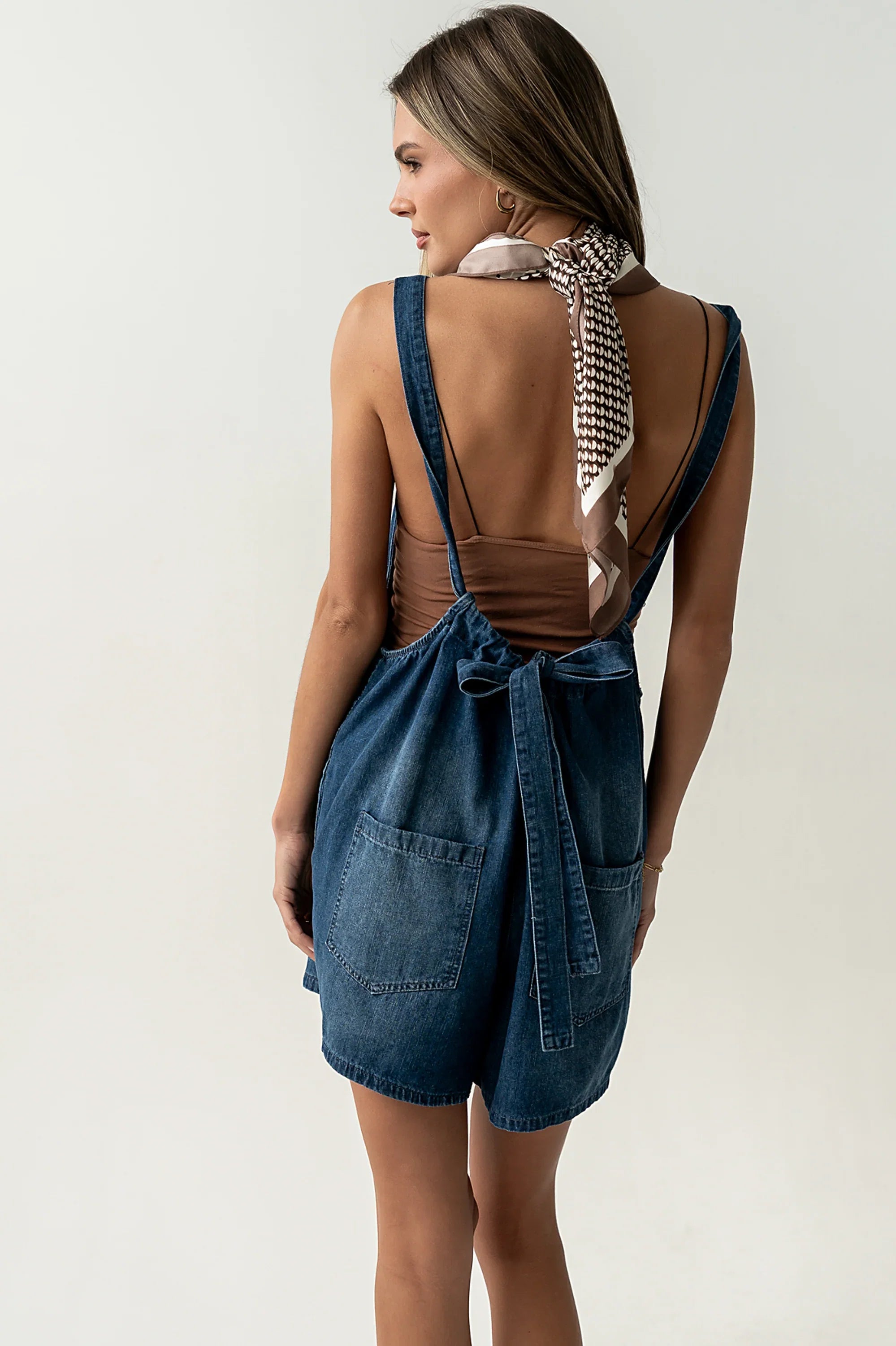 Quincey Denim Shortalls