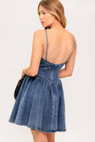 DINA DENIM MINI DRESS