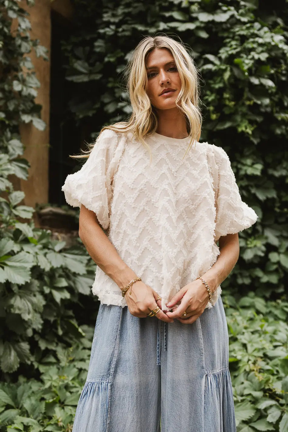Juliet Textured Blouse FINAL SALE