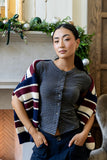 Trisha Striped Top in Navy