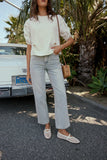 Hailey Polka Dot Straight Leg Jeans FINAL SALE