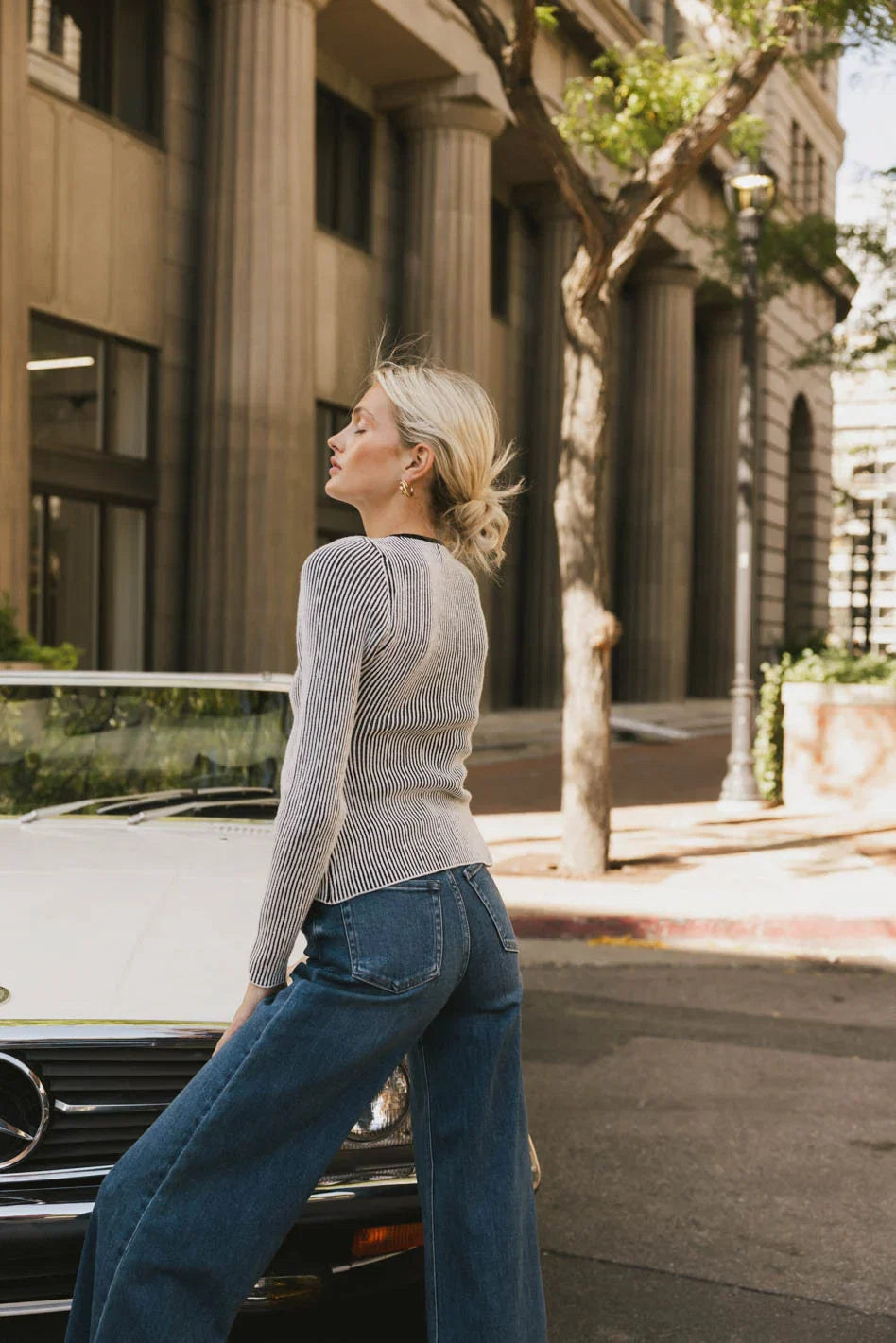 Emery Ribbed Sweater Top FINAL SALE