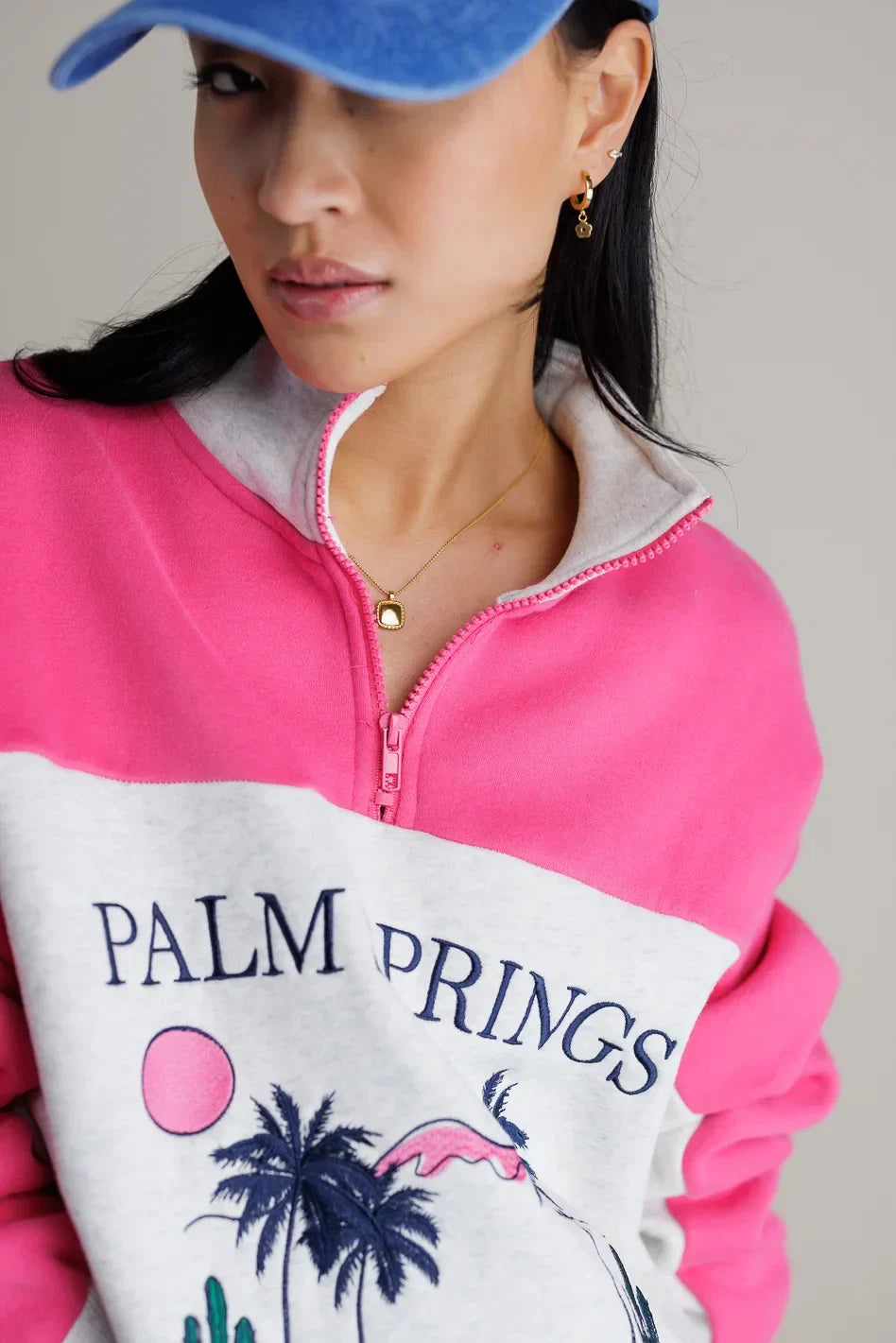 Palm Springs Quarter Zip FINAL SALE