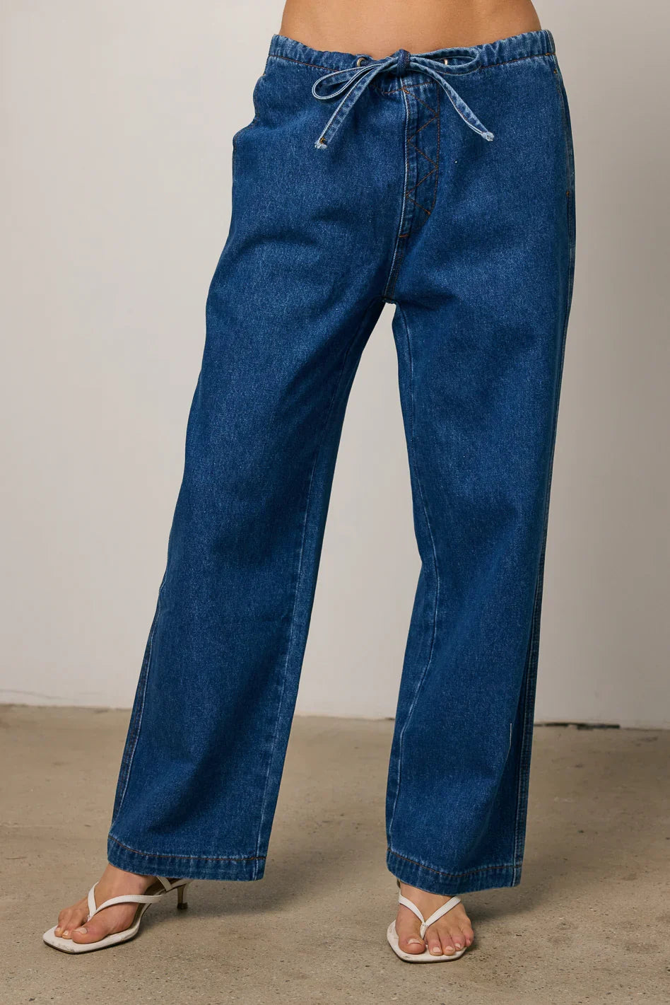 Lena Oversized Denim Pants FINAL SALE