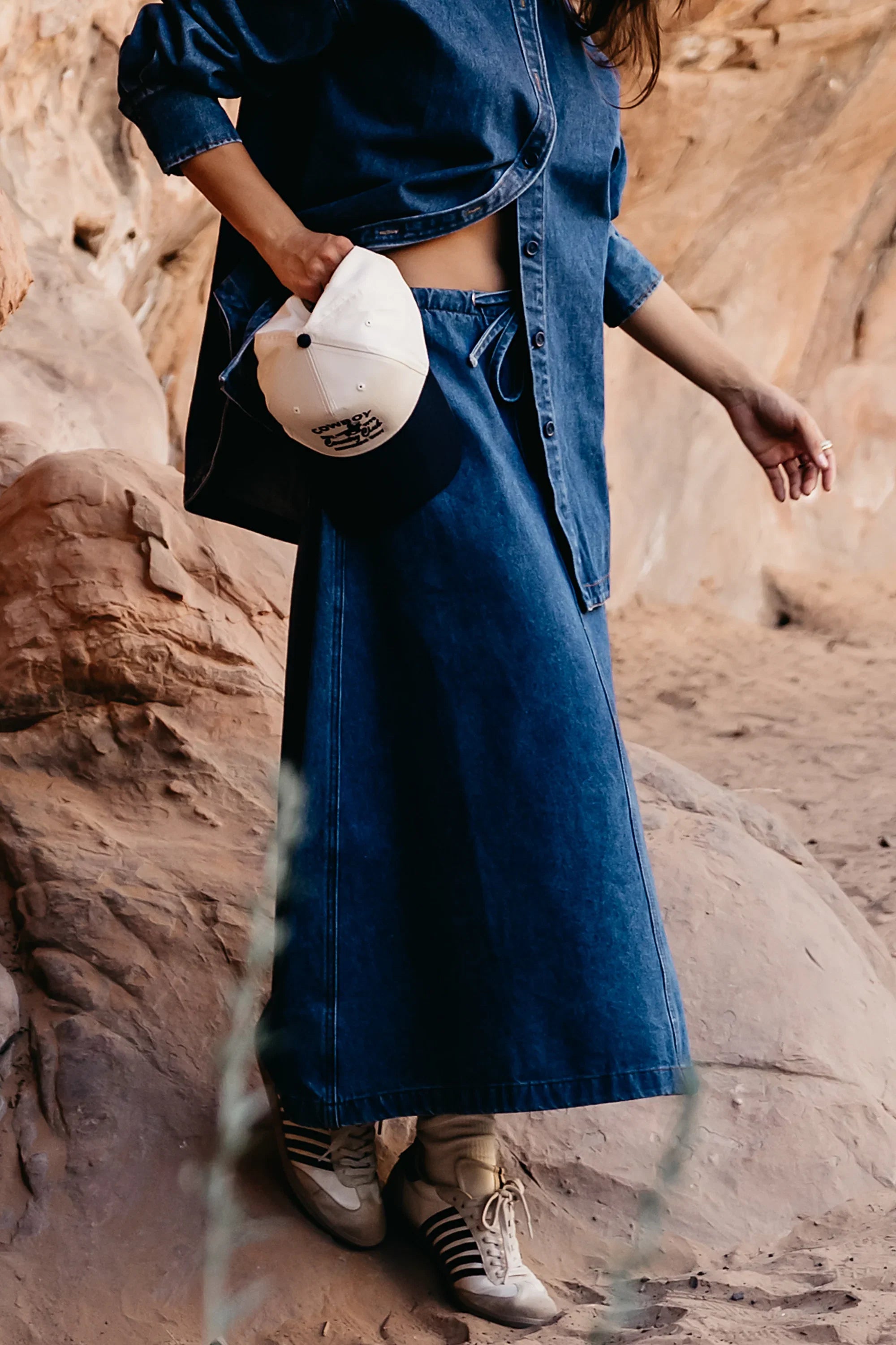 Arlo Denim Maxi Skirt FINAL SALE
