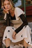 Cece Smocked Embroidered Dress FINAL SALE
