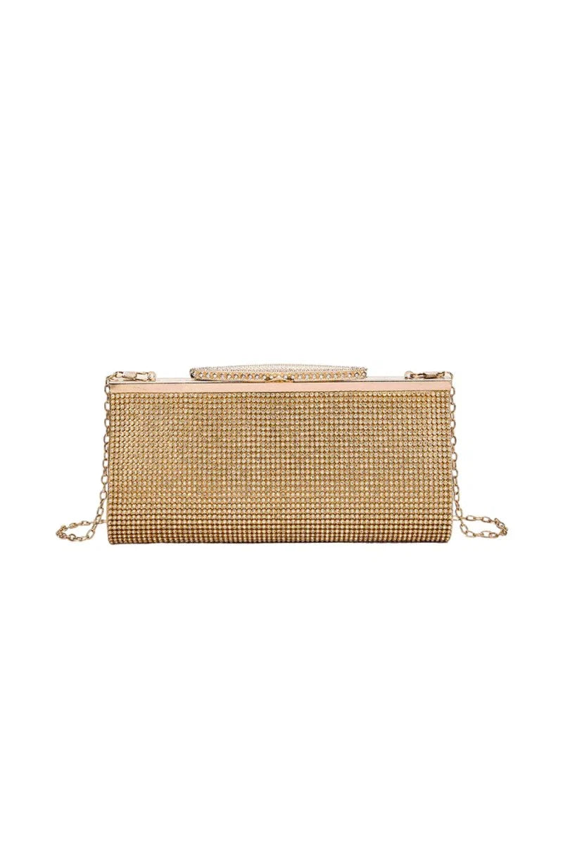 Womens Rhinestones Clutch Evening Bag