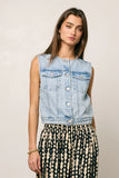 Aiden Denim Vest FINAL SALE