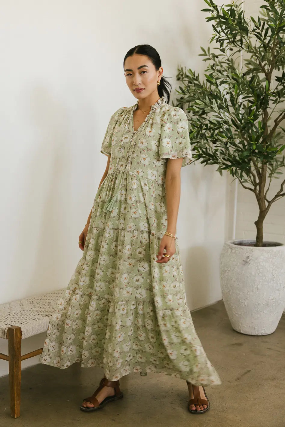 Milan Floral Maxi Dress FINAL SALE