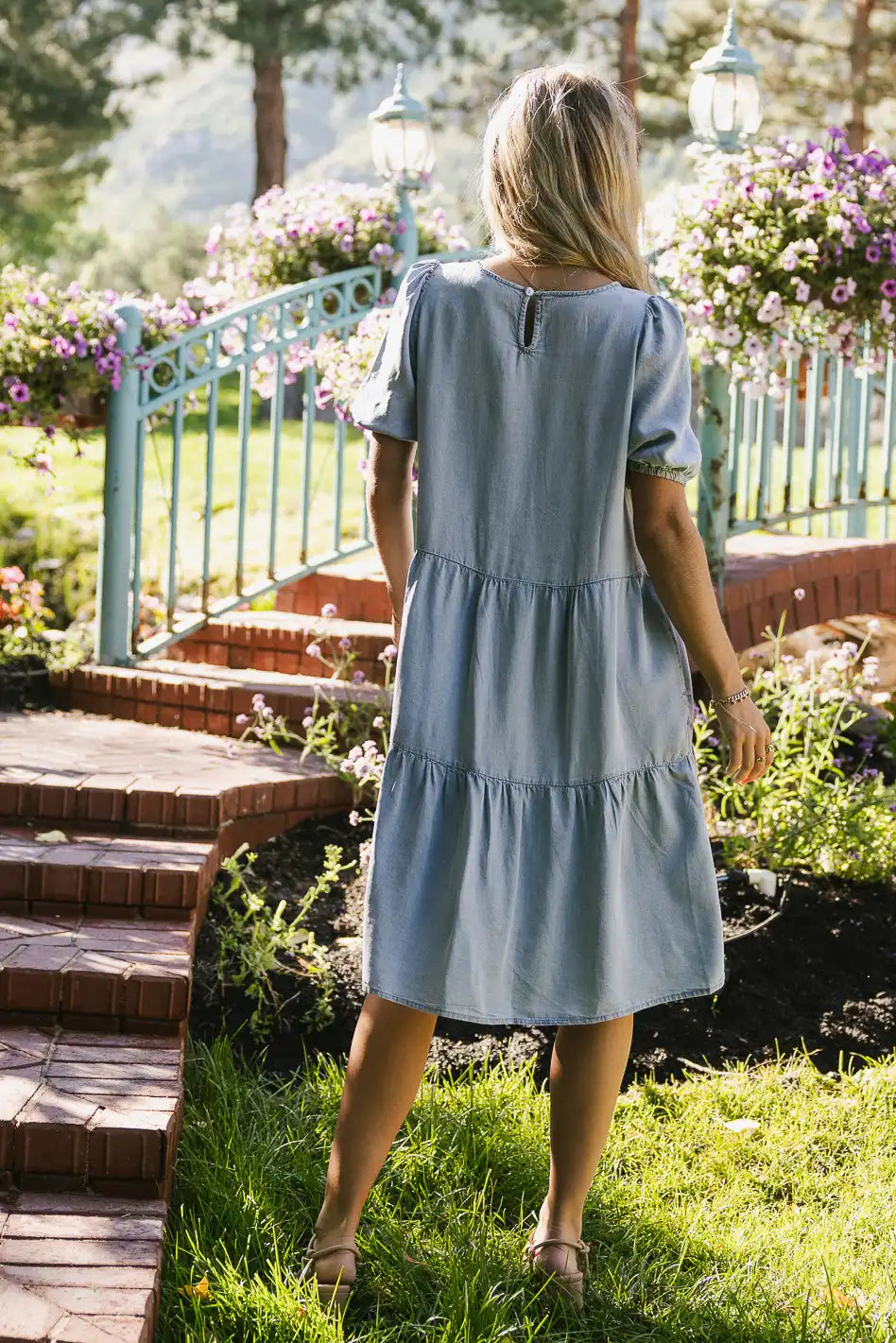 Vinnny Chambray Midi Dress FINAL SALE