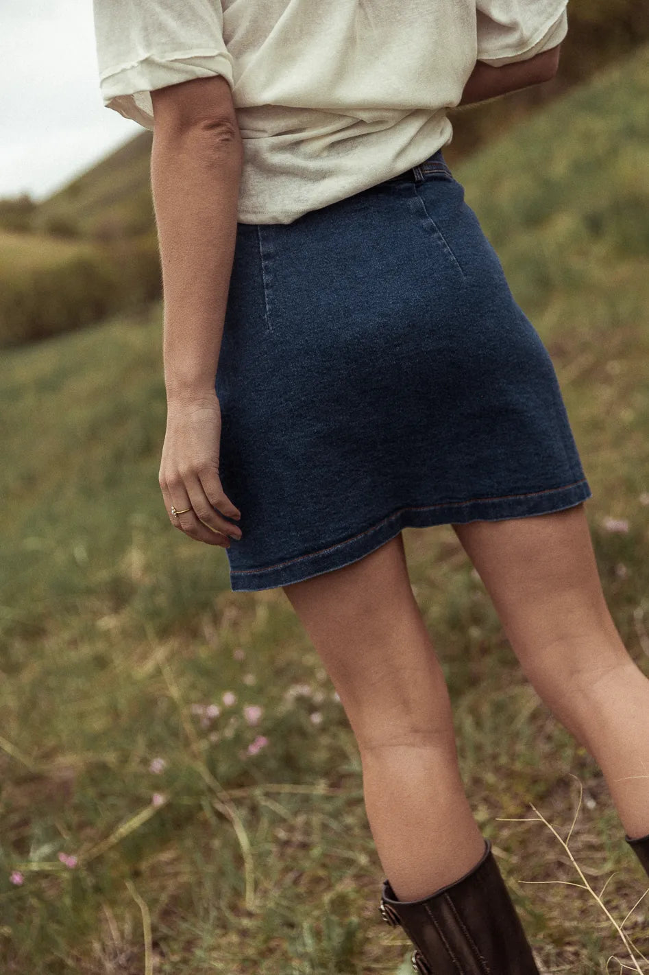 Beatrice Denim Mini Skirt FINAL SALE