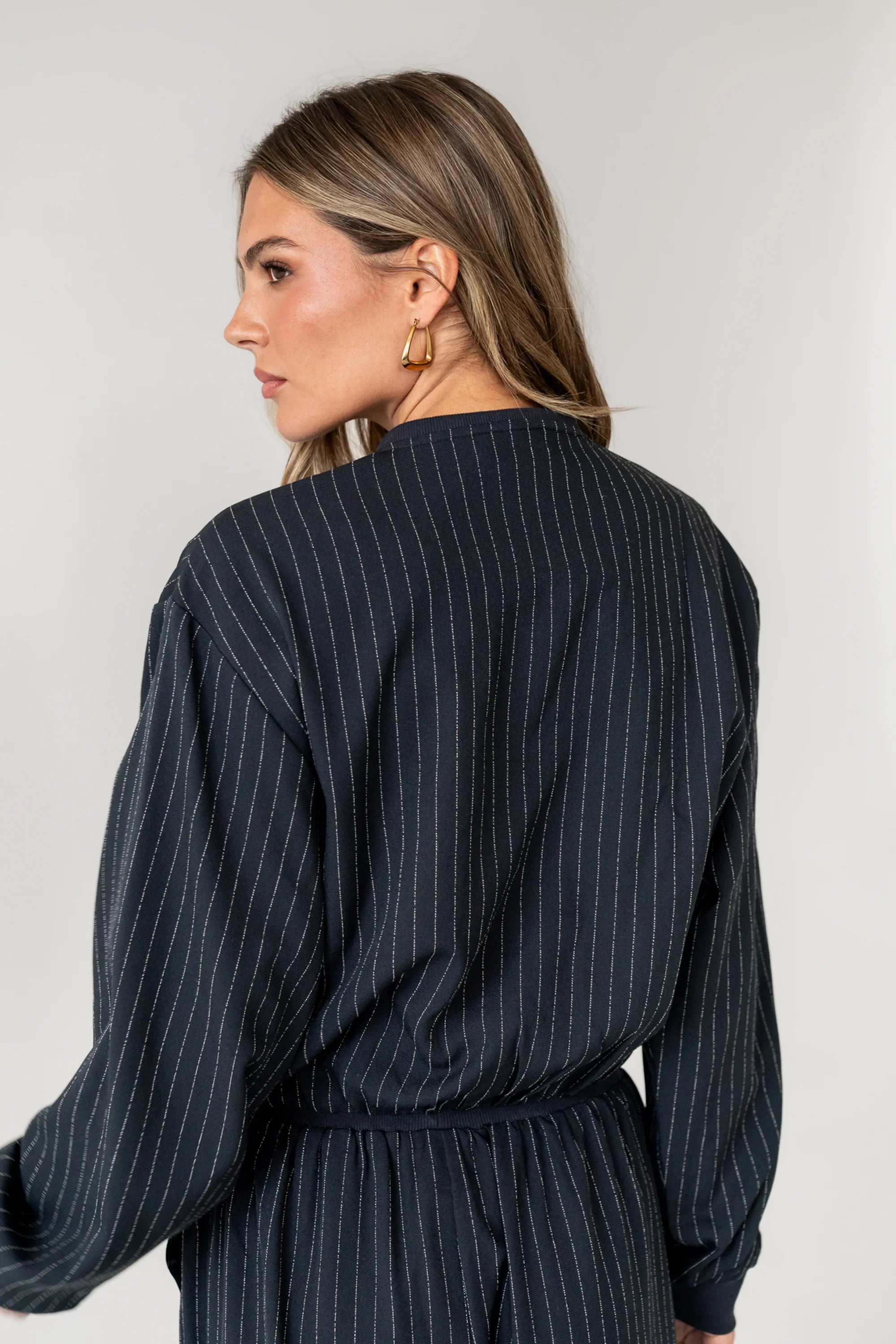 Valeria Striped Bomber Jacket FINAL SALE