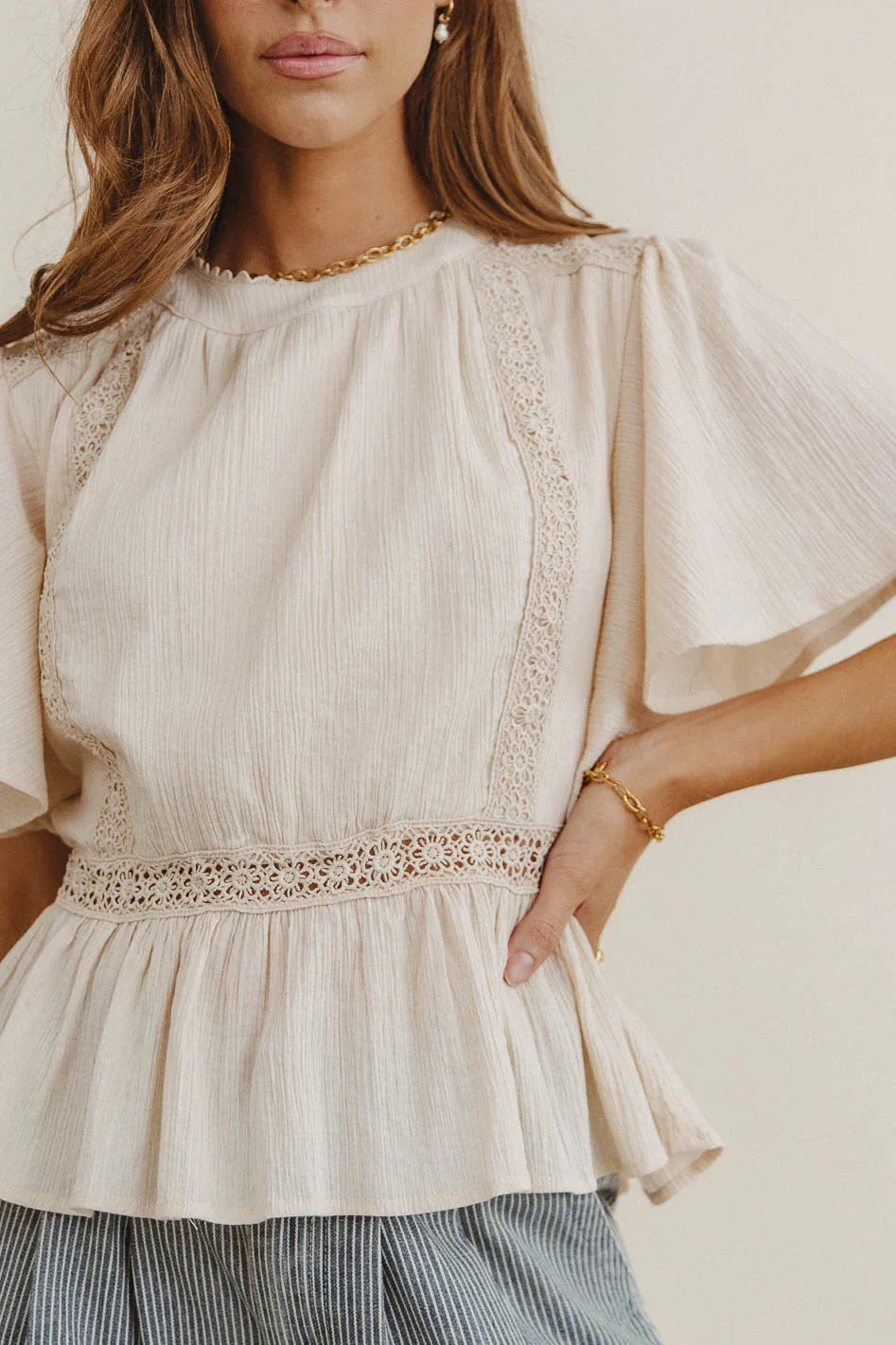 Gwen Textured Blouse FINAL SALE