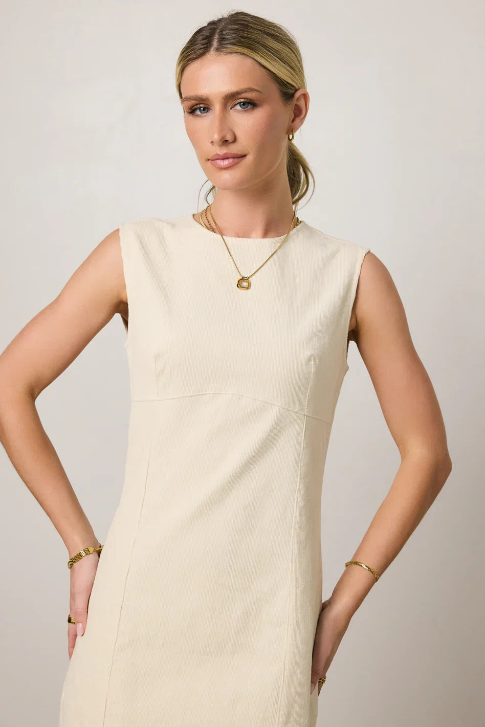 Olivia Corduroy Midi Dress FINAL SALE