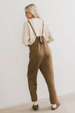 Kestrel Knit Overalls in Mocha FINAL SALE
