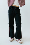Franklin Striped Joggers in Navy