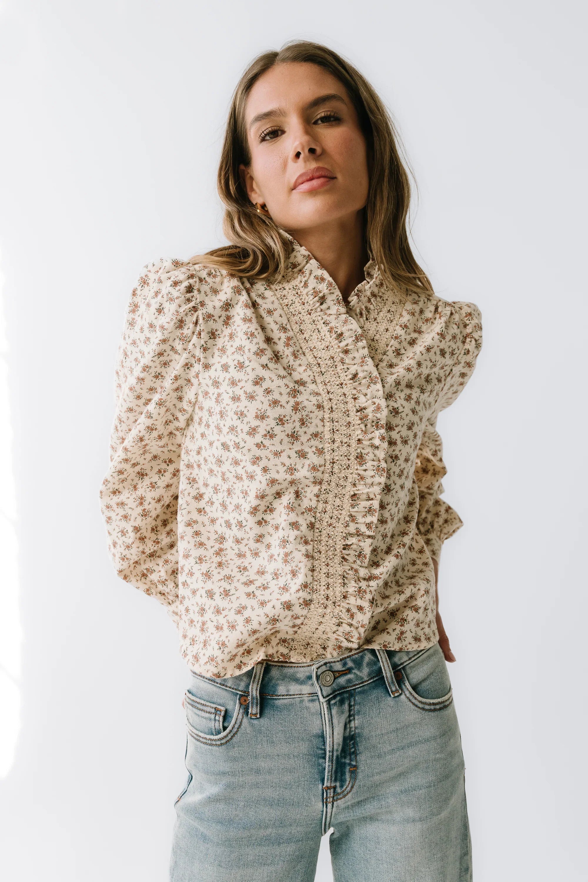 Johna Ruffle Blouse FINAL SALE