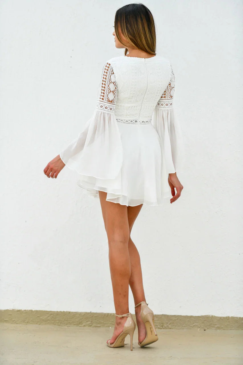 Alyse Dress White