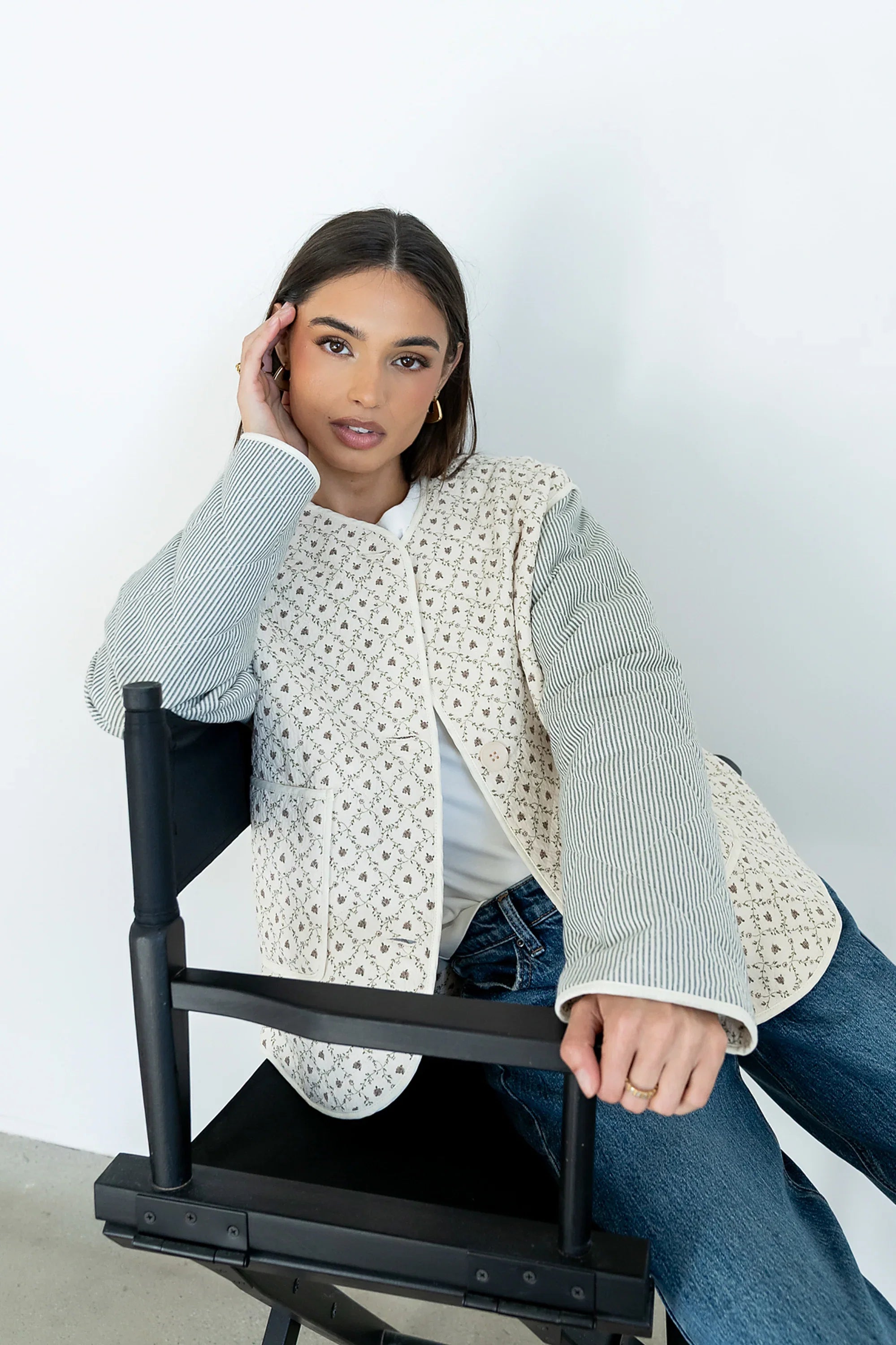 Lucas Quilted Jacket in Forest