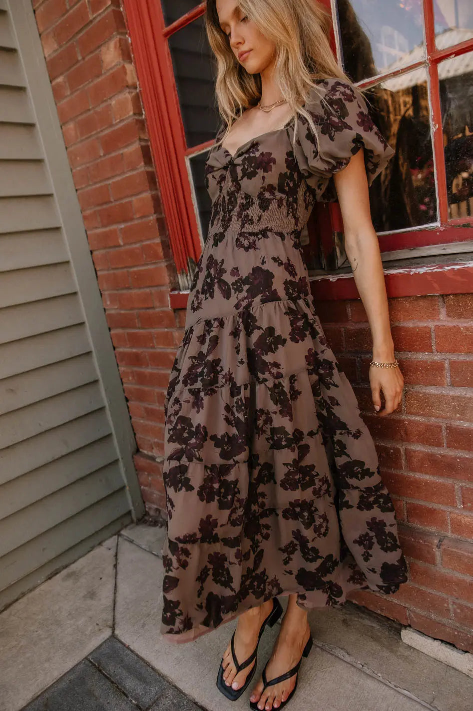 Robbie Floral Midi Dress FINAL SALE