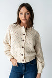 Sophie Knit Cardigan in Beige FINAL SALE