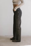 Frank and Oak Courtney Loose Fit Denim in Black FINAL SALE