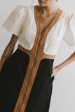 Edith Colorblock Zip Up Dress FINAL SALE