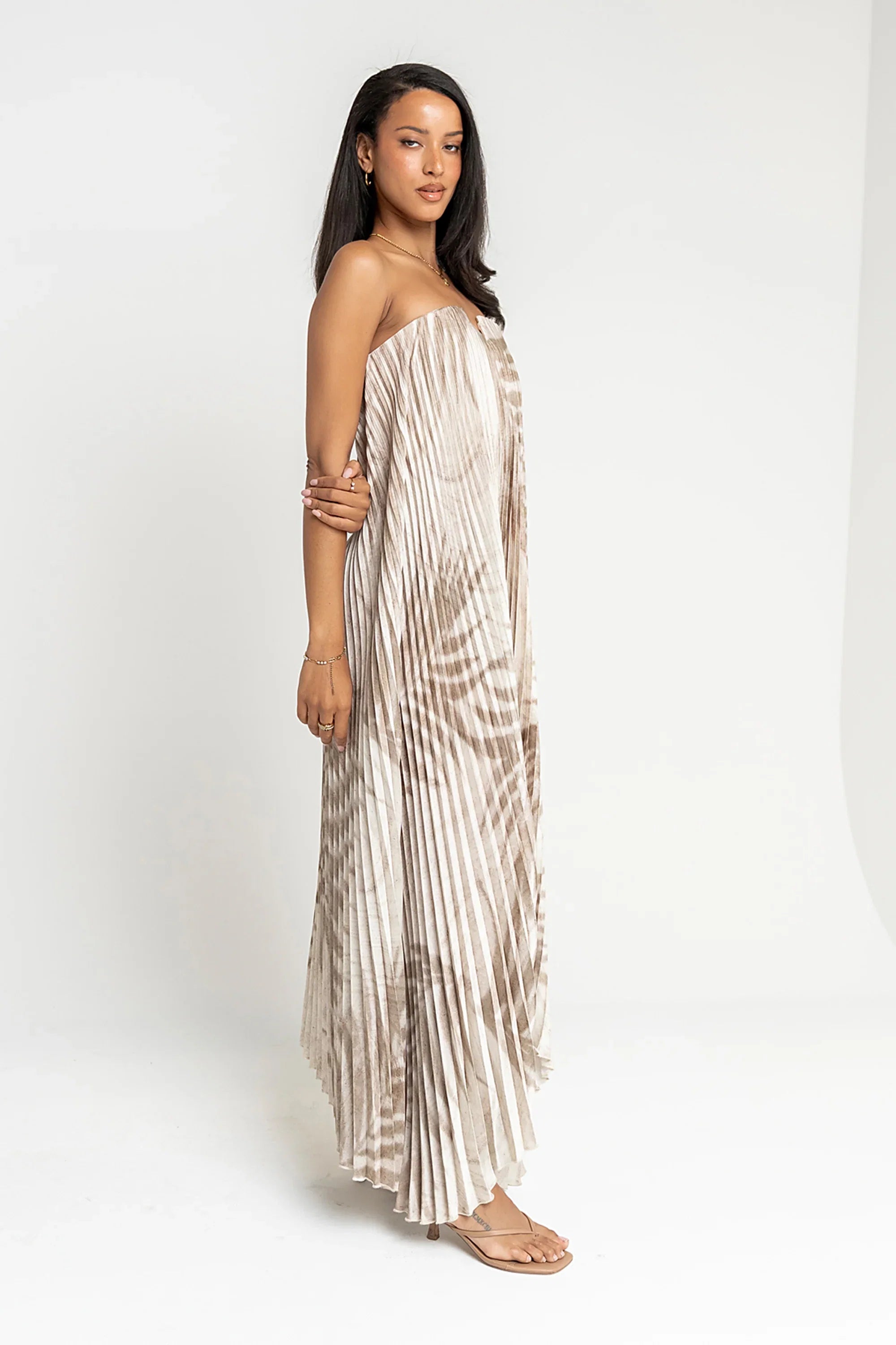 Brandie Accordion Maxi Dress
