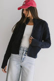Sheena Quilted Jacket in Navy FINAL SALE