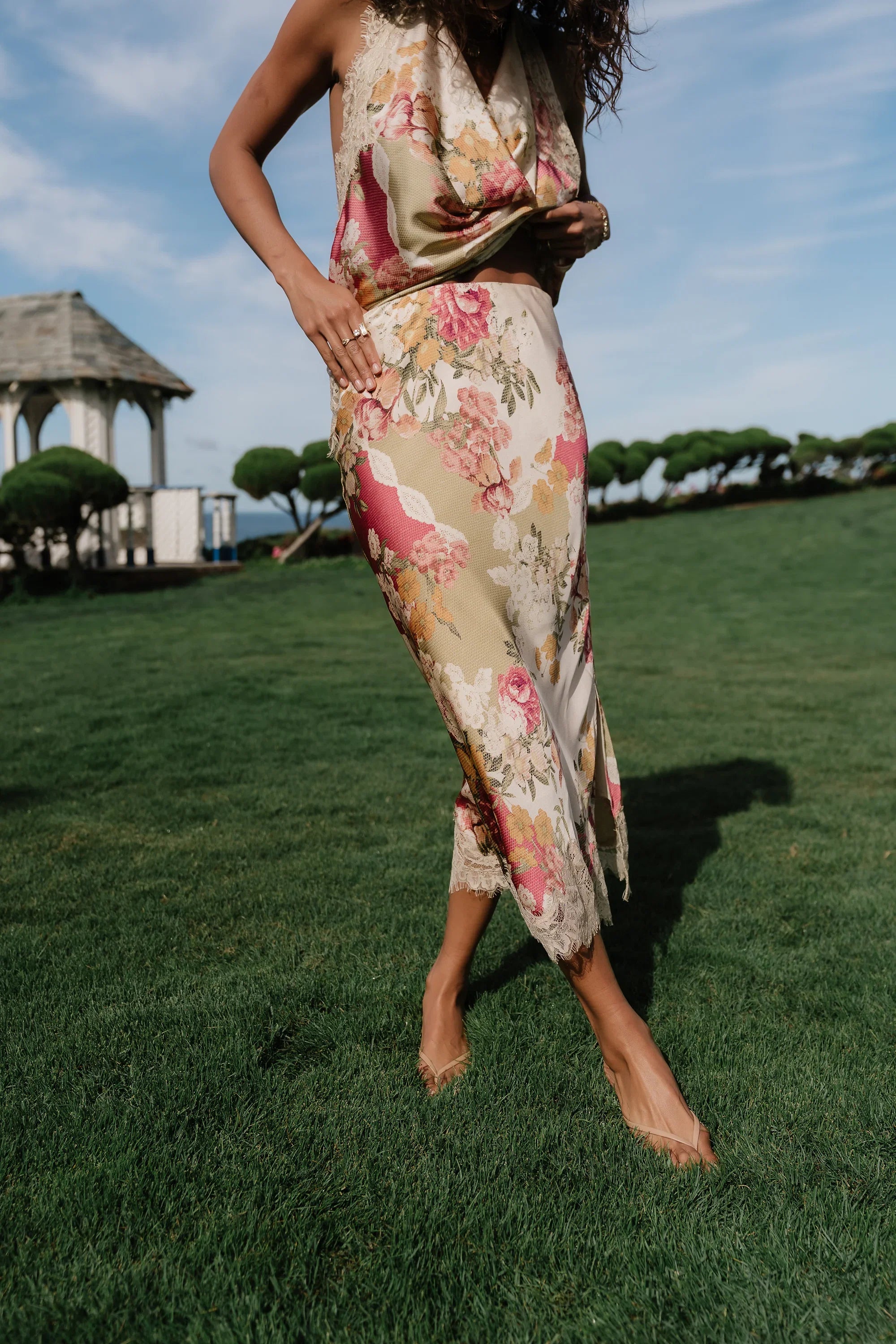 Victoria Floral Maxi Skirt