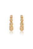 Bubble Huggie Hoop Earrings