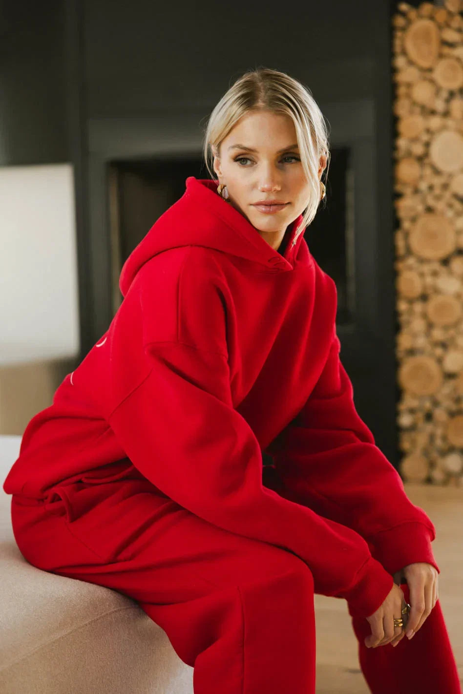 Do Not Disturb Sweatshirt in Red FINAL SALE