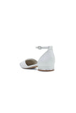Simple Ankle Strap Buckle Kitten Heels