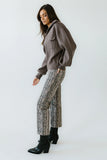 Markus Knit Bomber Jacket in Mocha FINAL SALE